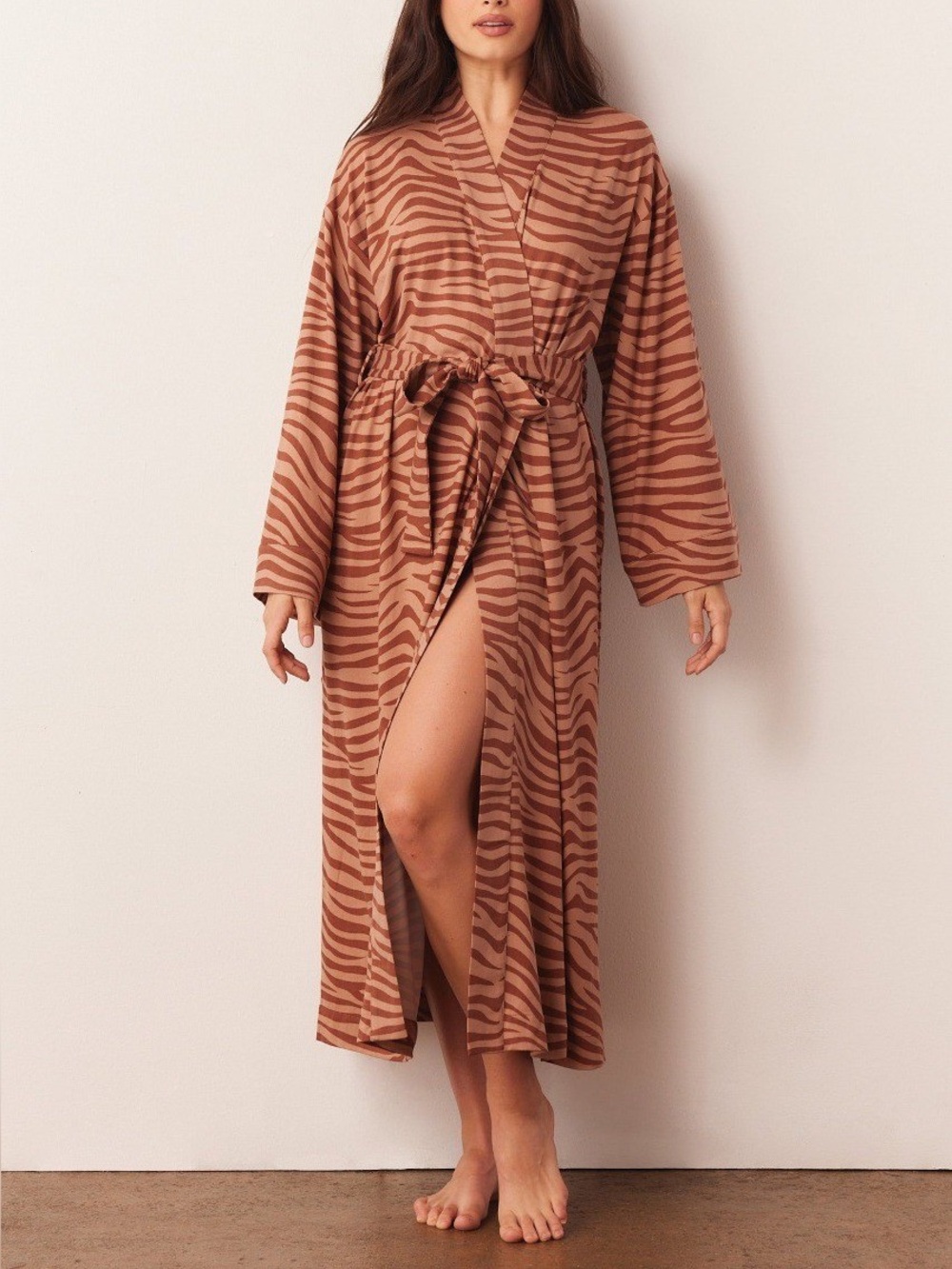 Mason Grey Vera Cloud Jersey Midi Robe in Bengal